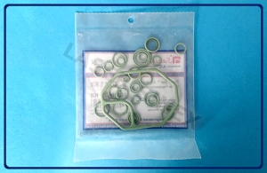 Komplet oringów  z uszczelką pod głowicę kompresora klimatyzacji HYUNDAI, zestaw uszczelniający do klimatyzacji samochodowej, zestaw oringów do klimatyzacji w samochodach (ZU-126)