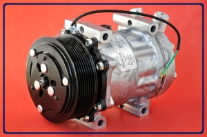 Kompresor do maszyn budowlanych LIEBHERR, nowa sprężarka klimatyzacji SANDEN SD7H15, części do klimatyzacji Łódź (98788)