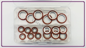 Uszczelki klimatyzacji Ford (zestaw 18 szt., 3 rozmiary) 15,66 zł. /1 szt. podkładki uszczelniające o-ring klimatyzacji FORD (ZU-146-B)