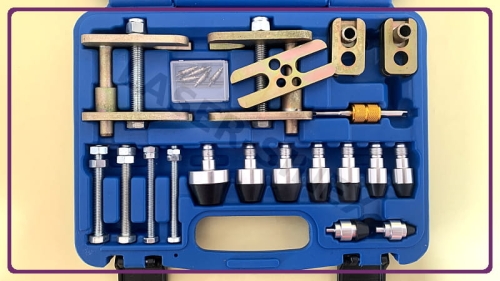 zestaw do sprawdzania szczelności w skraplaczach, parownikach, wężach do czynnika chłodniczego i kompresorach klimatyzacji, zestaw do wykrywania nieszczelności w układzie klimatyzacji, narzędzia do klimatyzacji, narzędzia warsztatowe