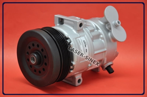 kompresor klimatyzacji samochodowej OPEL CORSA D, regenerowana sprężarka DENSO 5SL12C OEM: 55701200, 93190812, części układu klimatyzacji
