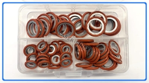 ZESTAW USZCZELEK KLIMATYZACJI FORD (60 szt., 3 rozmiary) DS7H-19D690-AA, 5181037, FORD (ZU-146)