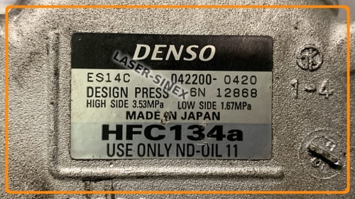 kompresor układu klimatyzacji TOYOTA Prius, Prius V, Prius Plug-In, regenerowana sprężarka DENSO ES14C, 88370-47030, 88370-47031, 88370-47032, 88370-47033, 042200-1040, 042200-0420, kompresory do samochodów hybrydowych