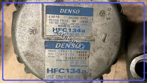sprężarka klimatyzacji do TOYOTA Estima III / Previa III 2.4 Hybryda, regenerowany kompresor DENSO ES27C, 88370-28020, 042200-0251, 042200-0082, kompresory klimatyzacji do hybryd