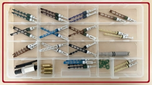 Zestaw dysz dławiących 14 typów - 29 szt. + KLUCZ do wymiany dysz klimatyzacji samochodowej oraz oringi do dysz - USZKODZONE OPAKOWANIE