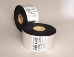 Taśma, folia termotransferowa TTR 40x600 WOSK, na zewnątrz (OUT) - 1", CZARNA, kalka termotransferowa; drukarki przemysłowe etykiet, drukarki etykiet samoprzylepnych, folia do drukarek