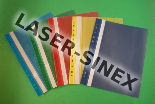 Skoroszyt plastikowy z perforacją, przechowywanie dokumentów, artykuły do biura