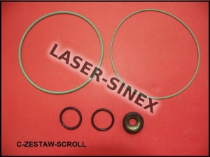 Zestaw uszczelniający sprężarki Scroll, uszczelnienie klimatyzacji, uszczelki kompresora, uszczelki sprężarki, regeneracja sprężarek, regeneracja kompresorów (ZU-014)