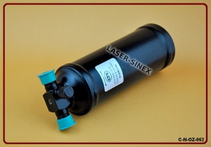 Uniwersalny dehydrator klimatyzacji 208 mm (5/8" 18 UNF 2A), osuszacz klimatyzacji w maszynach rolniczych AGCO, AMMANN, ATLAS, DAF, HOLMER, MASSEY FERGUSON, części i akcesoria do klimatyzacji ( OZ-062 )