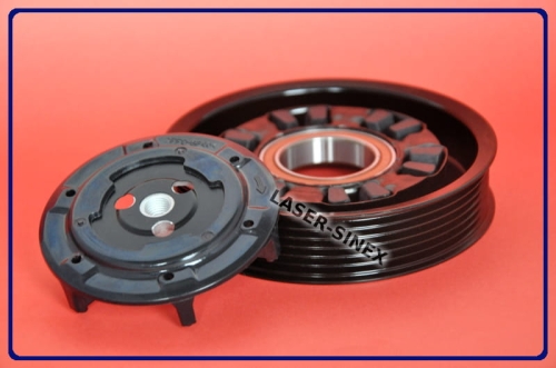 napęd kompresora klimatyzacji DENSO 7SEU, 6W9319D629AA, 6W93-19D629-AA, sprzęgło kompletne do samochodów JAGUAR XJ6, części do kompresorów klimatyzacji