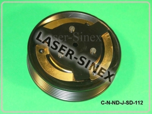 Sprzęgło sprężarki klimatyzacji DELPHI CVC do auta OPEL Astra J, Meriva B 1.7 z zabezpieczeniem mechanicznym, sprzęgło zrywalne klimatyzacji  –  Układ klimatyzacji samochodowej (SD-112)