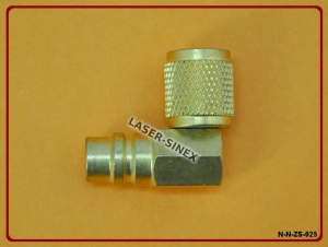 Zawór kątowy niskiego ciśnienia (NC) do klimatyzacji samochodowej 1/4", port serwisowy klimatyzacji, złącze klimatyzacji niskiego ciśnienia