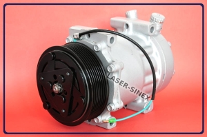 Kompresor do maszyn budowlanych LIEBHERR, regenerowana sprężarka klimatyzacji SANDEN SD7H15, części do klimatyzacji Łódź ( 98788 )
