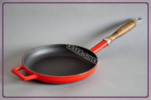 patelnia żeliwna, patelnia żeliwna emaliowana, cast iron pan