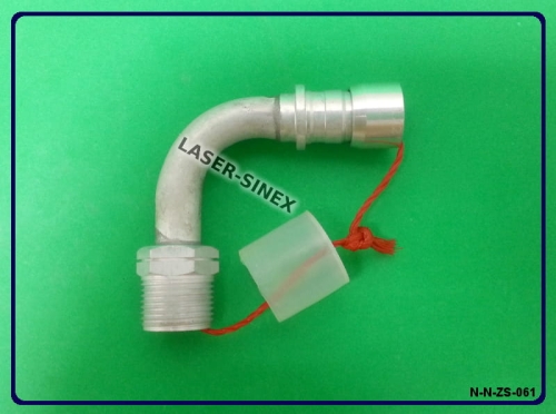 złącze naprawcze do rurek układu klimatyzacji 90 st., złącze aluminiowe do naprawy przewodów klimatyzacji, naprawa układu klimatyzacji w samochodzie