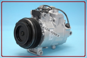Kompresor klimatyzacji do BMW serii 1 (E81, E87, E82, E88), BMW serii 3 (E90, E91, E92, E93), BMW serii 5 (E60, E61), BMW X1 (E84), regenerowana sprężarka DENSO 6SBU14C, klimatyzacja samochodowa sklep (447260-1851)