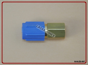 Adapter niskiego ciśnienia (LP) do klimatyzacji samochodowej R12 / R134a - 1/4", redukcja, adapter do redukcji, złącze klimatyzacji niskiego ciśnienia