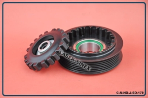 Napęd sprężarki klimatyzacji w samochodzie CITROEN C4, PEUGEOT 308, sprzęgło kompresora ZEXEL / VALEO VCS12E, części zamienne do naprawy sprężarek klimatyzacji SD-170