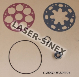 ZESTAW USZCZELNIAJĄCY do Kompresora SANDEN SD7V16 z Uszczelniaczem Metalowym - Regeneracja Sprężarek , Klimatyzacja Naprawa , Części Klimatyzacja (ZU-004)