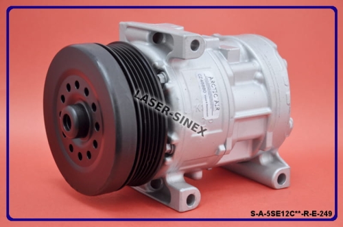 sprężarka klimatyzacji Alfa Romeo MiTO, FIAT Doblo, Punto, Grande Punto, Qubo, OPEL Combo, regenerowany kompresor DENSO 5SE12C OEM 55194880, części do klimatyzacji samochodowej