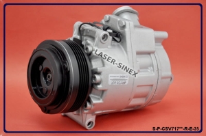 Kompresor klimatyzacji samochodowej BMW X5, regenerowana sprężarka CALSONIC CSV717 OEM: 64526917866, 64529195899, 64506917866, 3D381-45010, części układu klimatyzacji