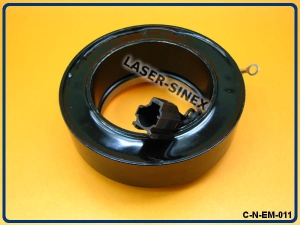 Elektromagnes sprężarki klimatyzacji HCC / HALLA HS15, HS17, HS18, elektromagnes kompresora klimatyzacji w samochodach HYUNDAI / KIA, elektromagnes sprzęgła kompresora, części zamienne do sprężarek ( EM-011 )