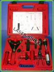 Zestaw serwisowy do montażu i demontażu sprzęgieł oraz uszczelnień czołowych w sprężarkach klimatyzacji grupy GM, Narzędzia do kompresorów klimatyzacji typu GM A6, R4, HD6, HR6, HT6, V5 WS-008