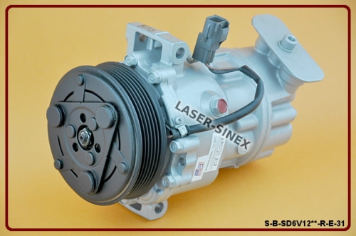 pompa klimatyzacji samochodowej Alfa Romeo MiTO 955 oraz Lancia Delta III 51820448, regenerowana sprężarka Sanden SD6V12 OEM 51820448, kompresory klimatyzacji do samochodów