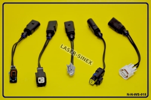 Zestaw końcówek przyłączeniowych do ECU silnika oraz zaworów sterujących, zestaw złączy do elektrozaworów sprężarek CALSONIC, DENSO, DELPHI, SANDEN, ZEXEL, narzędzia do klimatyzacji WS-018-1