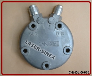 Pokrywa tylna do kompresora SANDEN SD505, SD507, SD508, SD510, pokrywy tylne do sprężarek Sanden, naprawa sprężarki części zamienne