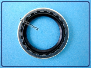 Uszczelka metalowo - gumowa do klimatyzacji OPEL FIAT GM, WASHER - 15,4x23,7x1,3 - podkładka uszczelniająca, części i akcesoria do klimatyzacji samochodowej (WR-009)