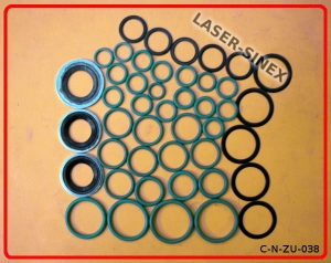 Zestaw oringów i uszczelek SANTECH nr. MT2543, oringi do klimatyzacji samochodowej, zestaw uszczelek klimatyzacji w samochodzie, uszelnianie klimatyzacji, części serwisowe autoklimatyzacji