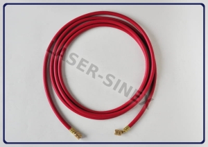 Wąż do napełniania klimatyzacji 350 cm 1/4" SAE, przewód serwisowy CZERWONY do napełniania klimatyzacji, narzędzia do obsługi klimatyzacji samochodowej (WK-006)