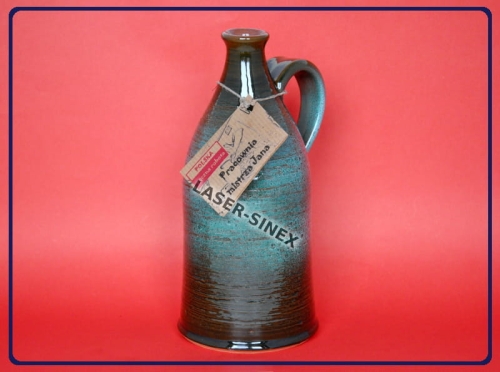 butelka na wino, butla na wino, butelka gliniana na wino