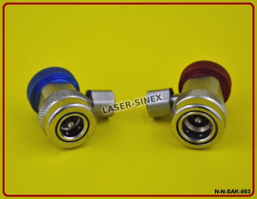 komplet adapterów do czynnika r1234yf, adaptery niskiego i wysokiego ciśnienia do klimatyzacji samochodowej, części do obsługi klimatyzacji