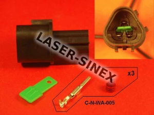 Złącze do elektromagnesu sprzęgła klimatyzacji w samochodzie MITSUBISHI MSC130 – części do sprężarek , zastosowanie: cewka sprężarki , akcesoria do kompresora , regeneracja sprężarek , naprawa kompresorów klimatyzacji , klimatyzacja