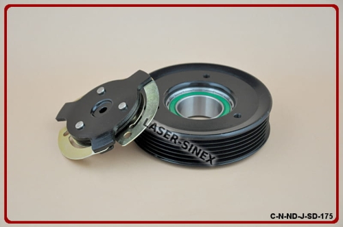 sprzęgło sprężarki klimatyzacji BMW, napęd zrywalny do sprężarki CALSONIC CSE613C, OEM 64529182793, części zamienne układu klimatyzacji