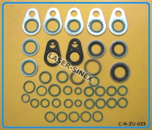 Zestaw podkładek, uszczelek i o-ringów do DODGE TRUCKS firmy SANTECH nr. MT2515, zestaw uszczelniający klimatyzację samochodową, uszczelki do kilimatyzacji samochodowej, części zamienne układu klimatyzacji