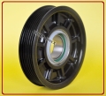 sprzęgło sprężarki klimatyzacji DENSO 6SEU, 7SEU, 6SES14C, 4471505701, 95B816803, napęd kompletny do kompresora w samochodach MERCEDES, PORSCHE Macan 3.0, 3.6, klimatyzacja samochodowa części