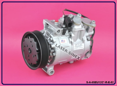 kompresor układu chłodzenia Audi A4, sprężarka klimatyzacji typu Denso 6SEU12C, sprężarki do samochodów osobowych
