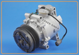 Sprężarka do klimatyzacji samochodowej HONDA Jazz II (GD), regenerowany kompresor układu chłodzenia Keihin HS090R OEM: 38810-PWA-006, 38810-PWA-J02, regenerowane kompresory klimatyzacji ( 98878 )