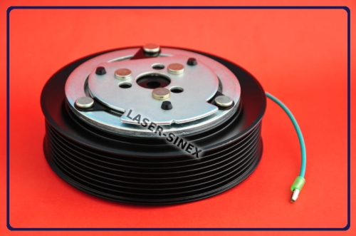 sprzęgło kompletne kompresora klimatyzacji VOLVO F10 / F12 / F16, nowe sprzęgło SANDEN SD7H15, 8142555, 8113625, części do klimatyzacji w samochodach ciężarowych