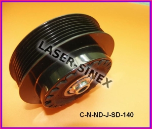 Kompletne sprzęgło kompresora Klimatyzacji ZEXEL DCS17 do samochodów klasy C 180 Kompressor, C 200 Kompressor, E 200 NGT –  zestaw sprzęgła sprężarki i koła, sprzęgło zrywalne kompresora, koło pasowe sprężarki klimy, sprzęgło klimy (SD-140)