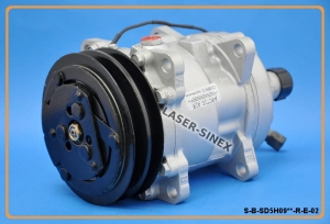 Sprężarka do opryskiwaczy BATEMAN, kompresor po regeneracji SANDEN SD5H09 OEM: SD5H09-5072, 8FK351122011, 351122011, klimatyzacja w samochodzie